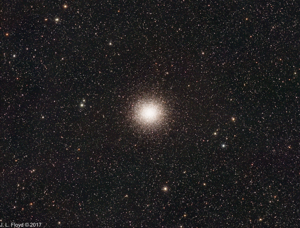 M14 - Globular cluster in Ophiuchus
Also known as NGC 6402. 30,000 light-years distant.  Contains several hundred thousand stars.
