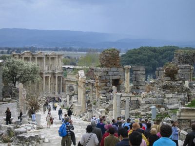 Curetes Street
Looking toward Library of Celsus
Keywords: Curetes Street;Ephesus;Library of Celsus;Turkey