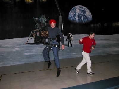 I give up
The Space Camp instructor finally gives up in disgust after vainly trying to get Chuck to observe speed limits and safety rules.  Chuck savors his hard-won freedom gleefully.
Keywords: Izmir;Space Camp Turkey;Turkey March 2006