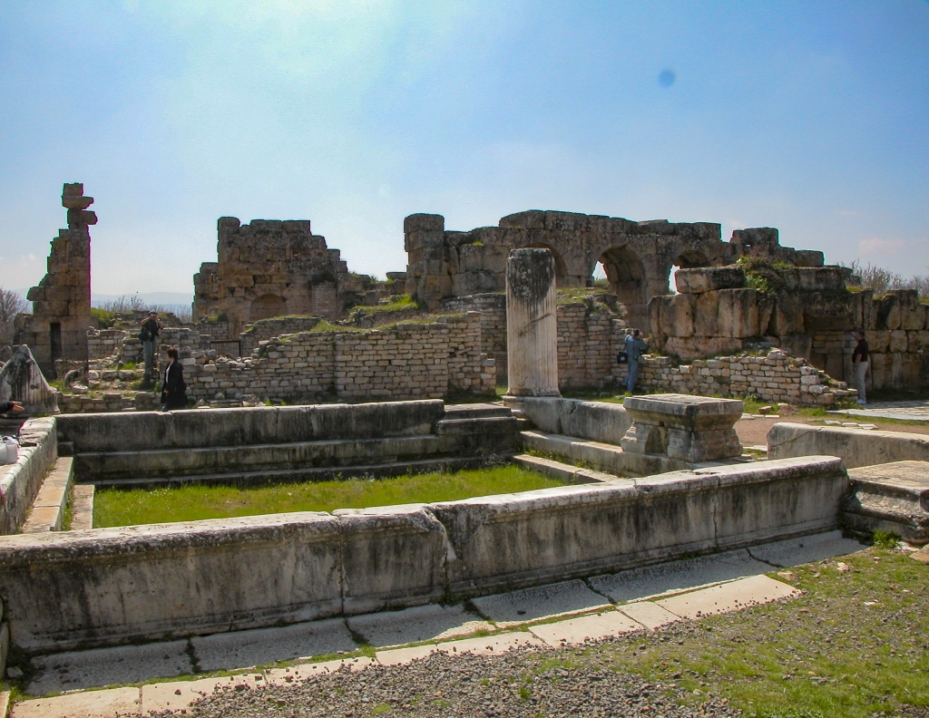 Sebasteion - Temple of Augustus
Members of our tour group check out the Sebasteion.
Keywords: Aphrodisias