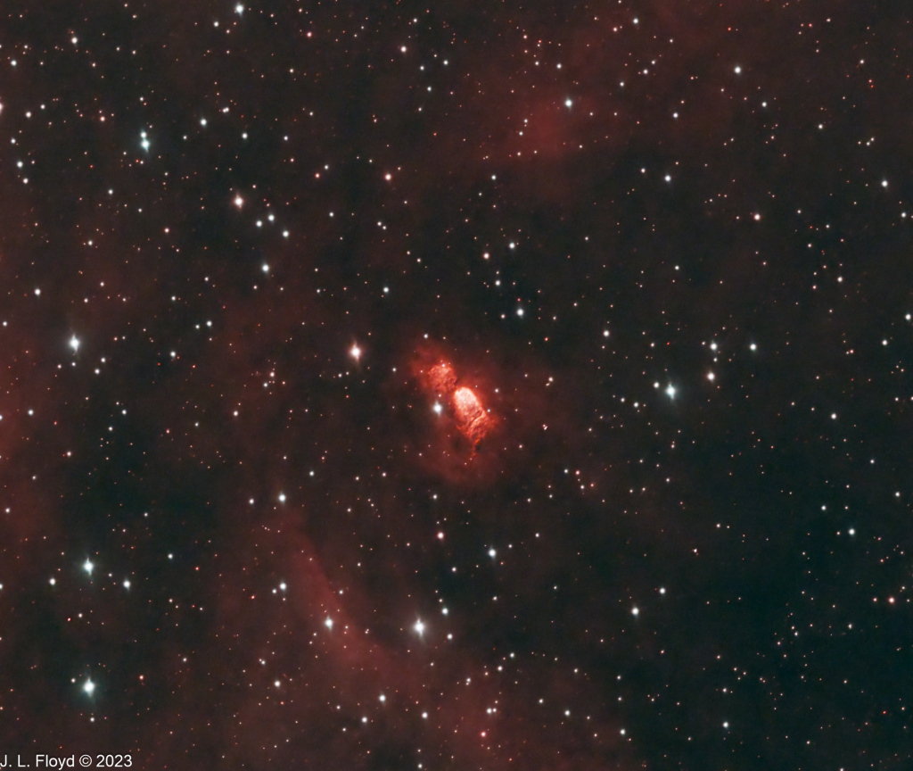 Sh2-106 - Snow Angel Nebula
Emission nebula and star forming region in Cygnus, about 2000 light-years from Earth.
