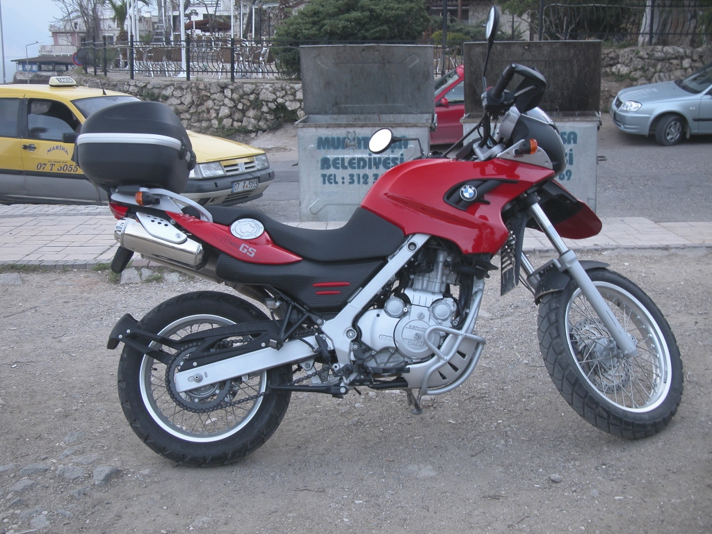 Motorcycles
Antalya was buzzing with late-model two-wheelers.  This was the first time I ever saw this flavor of BMW.

