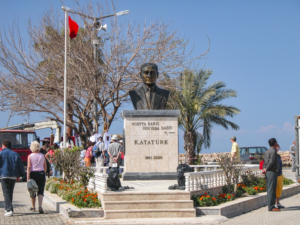 Monument to Kemal Ataturk
The father of modern Turkey.  Doubtless rolling over in his grave at what his successors have done to his legacy.
