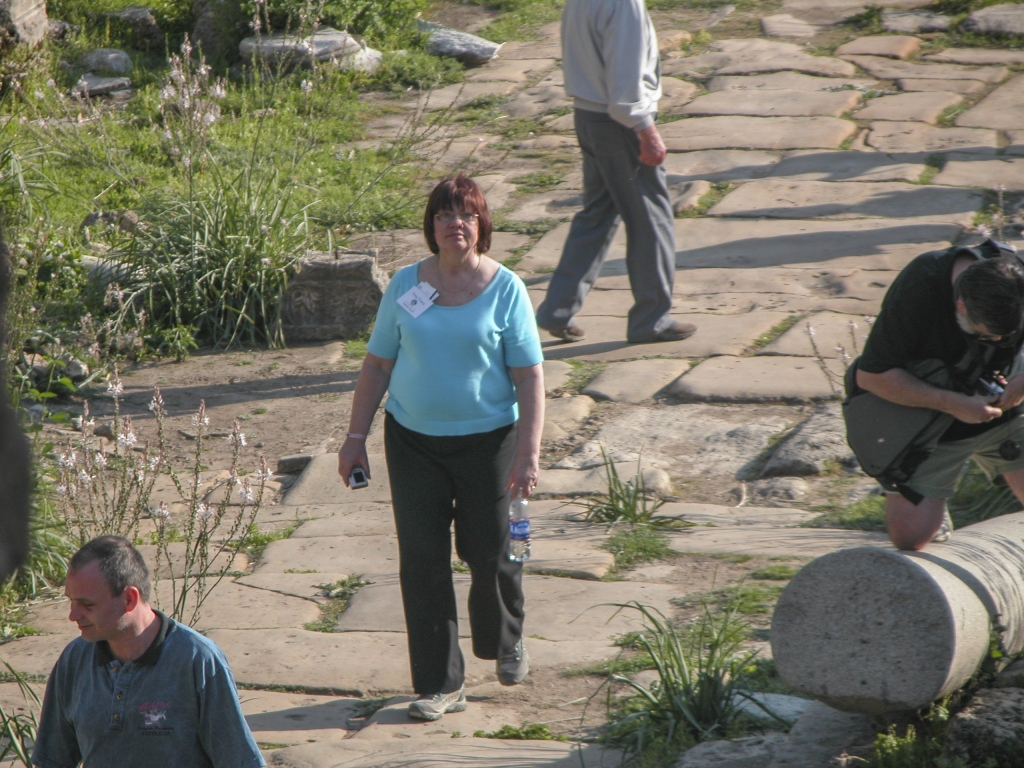 Sandie in Perge
A nymph visits the Nymphaeum.
