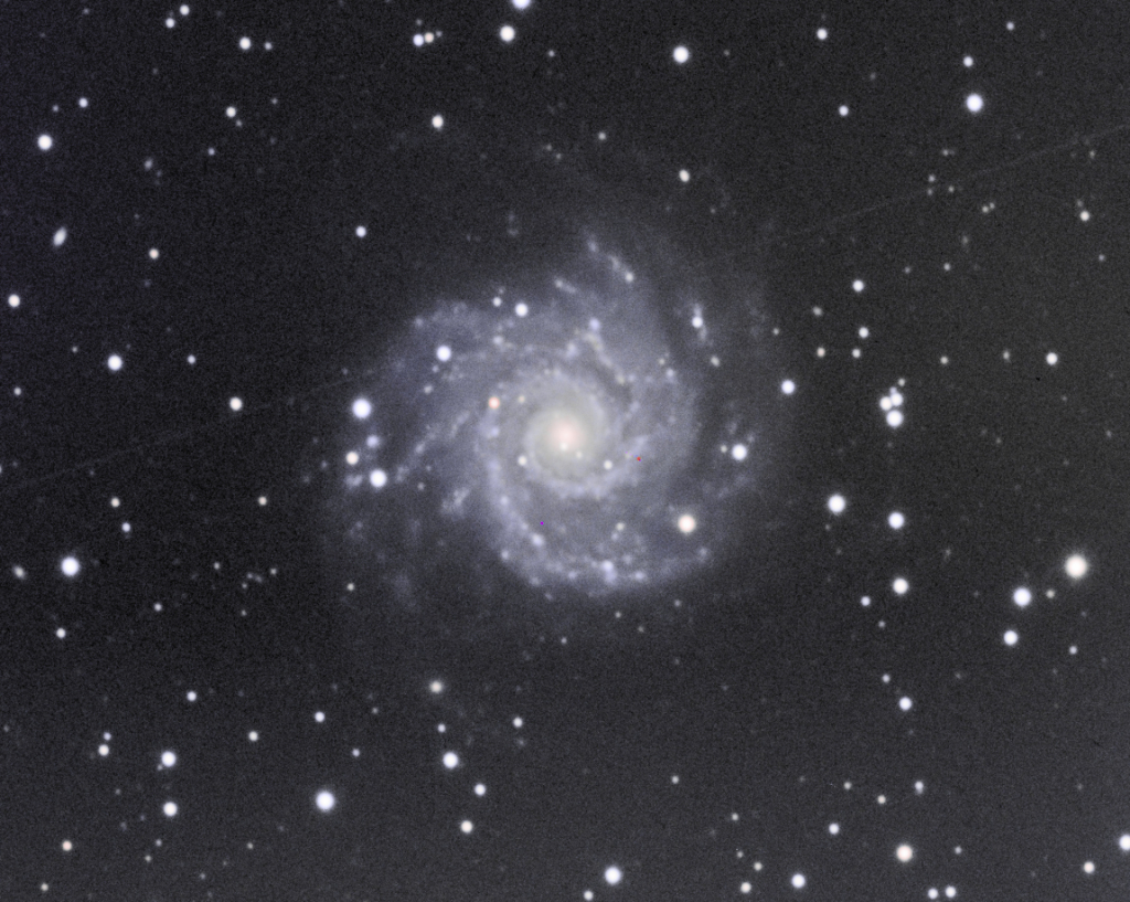 M74 - Spiral galaxy in Pisces
Face-on spiral galaxy about 32 million light-years from Earth in the constellation Pisces.
