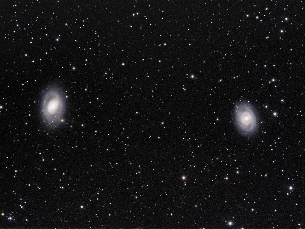 M95 and M96
Two Spiral Galaxies in Leo, captured in the same frame 
