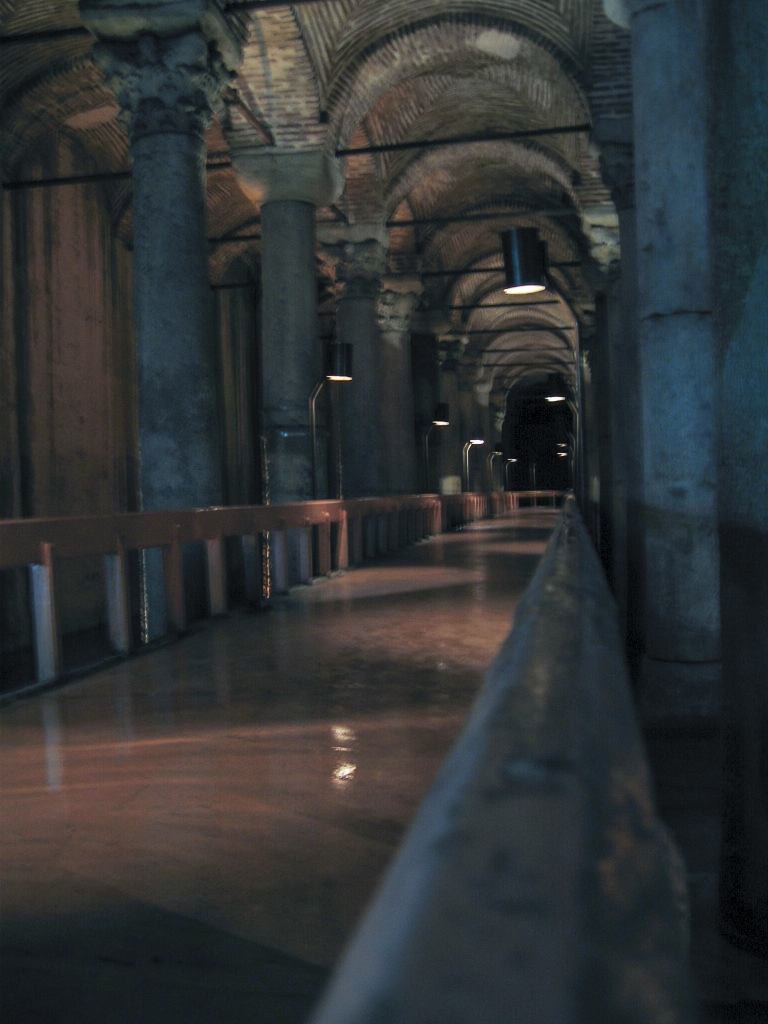 Entertainment Value
The Basilica Cistern has been featured in a number of movies, including the James Bond thriller From Russia With Love, in which Bond took advantage of its location under the Soviet Consulate to get access to a cryptographic machine.  In reality, the Consulate is nowhere near the Cistern.
