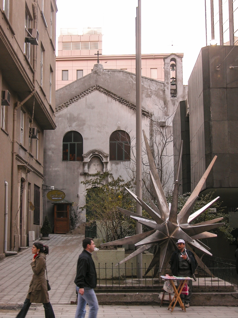 Christian Church
Christians and Jews comprise only 1-2% of the population of Turkey, and most of the Christian churches are concentrated in Istanbul, many of them in the Beyoğlu district.  I was unable to identify the denomination of this church.
