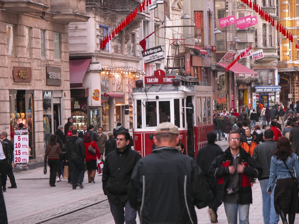 The Exception
The streetcars that run to and from Taksim Square are the sole exception to the prohibition on motor vehicles on Istiklal Street.
