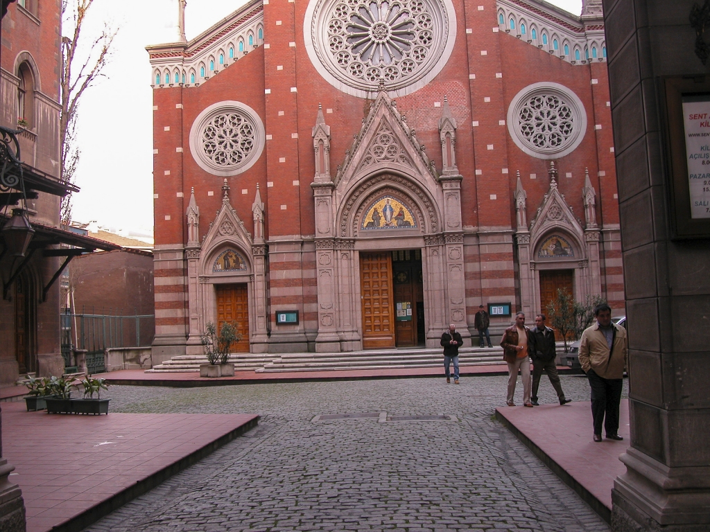 St. Antonio di Padova
The largest Catholic church in Turkey, located on Istiklal Street in Beyoğlu.

