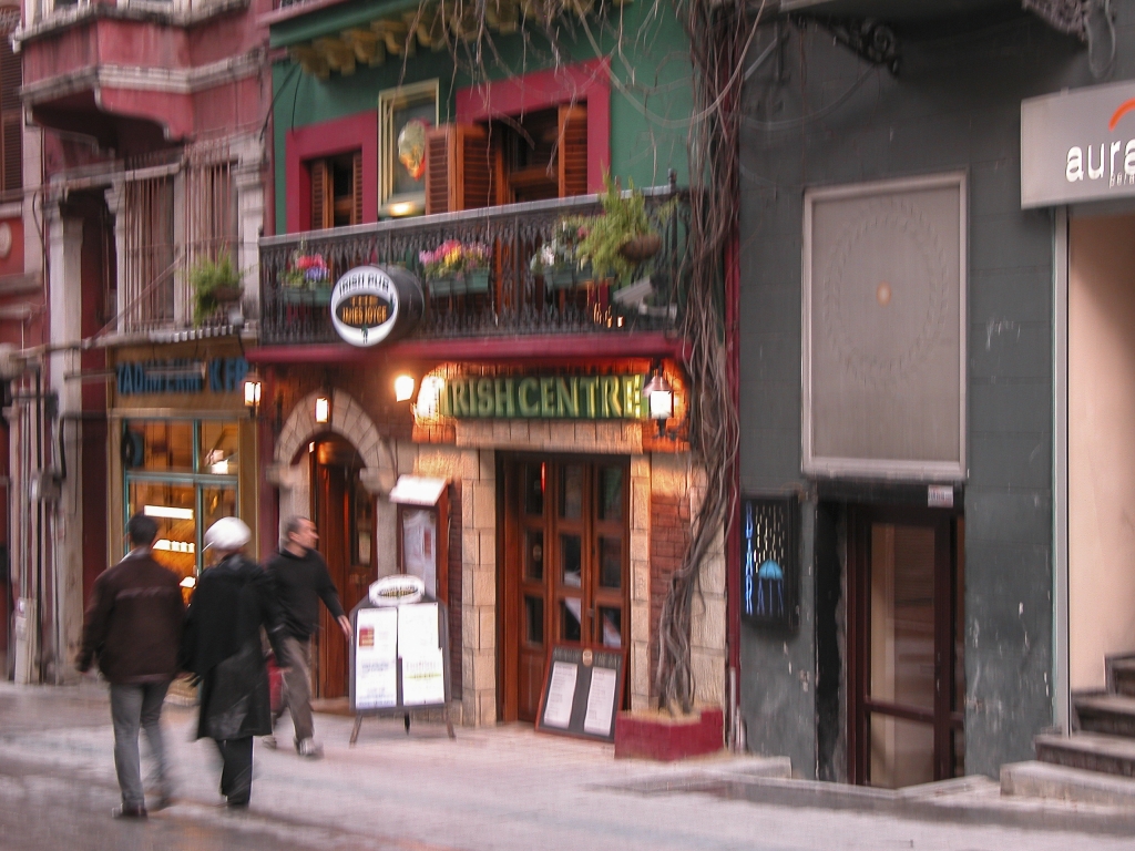 Erin go Bragh
Beyoğlu is truly an international district, with pubs, restaurants, cafes, churches, consulates, etc. from practically every country on earth.

