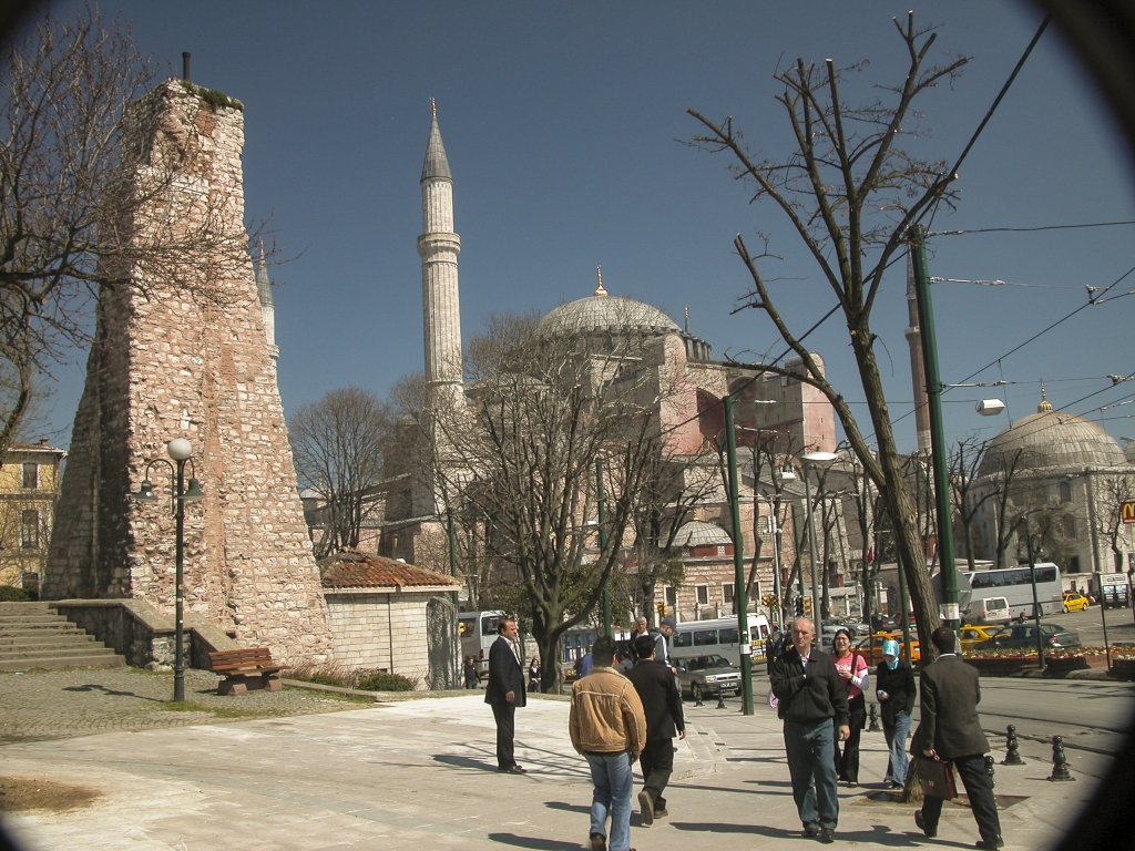 The Stone of Million
At left, all that remains of a domed building from the 4th century AD which marked the starting point for measuring distances to all parts of the Byzantine Empire.
