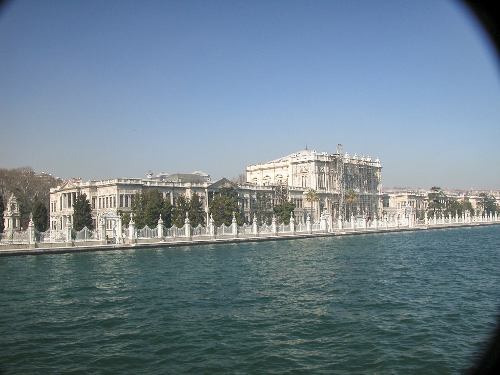 Dolmabahçe Palace
Begun in 1843 by Sultan Abdülmecid I, completed in 1856, the Dolmabahçe Palace superseded Topkapi as the Sultan's' primary residence and seat of government for the last half-century of the Ottoman Empire.
