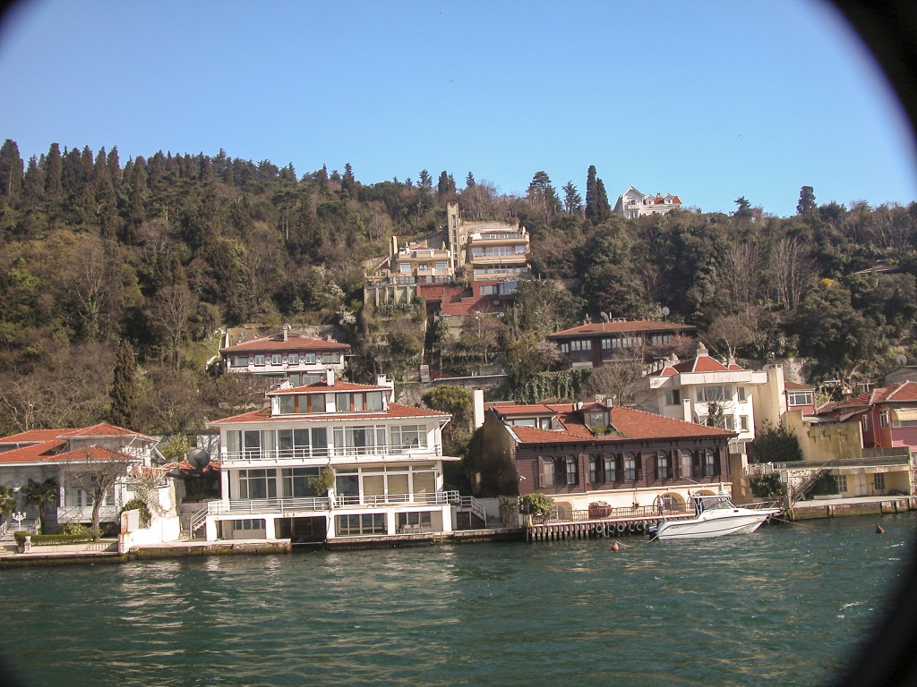 The High-Rent District
We were assured that property values along the Bosphorus were some of the highest in the world.  I don't doubt it, but one wonders about the consequences of sea-level rise for these elegant waterfront properties.
