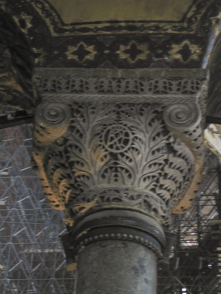 More Column Detail
Another column capital, slightly different, but equally intricate and finely wrought.

