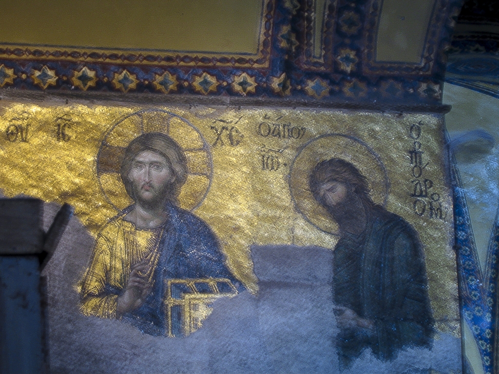 Deësis Close-up
Jesus and John the Baptist.
