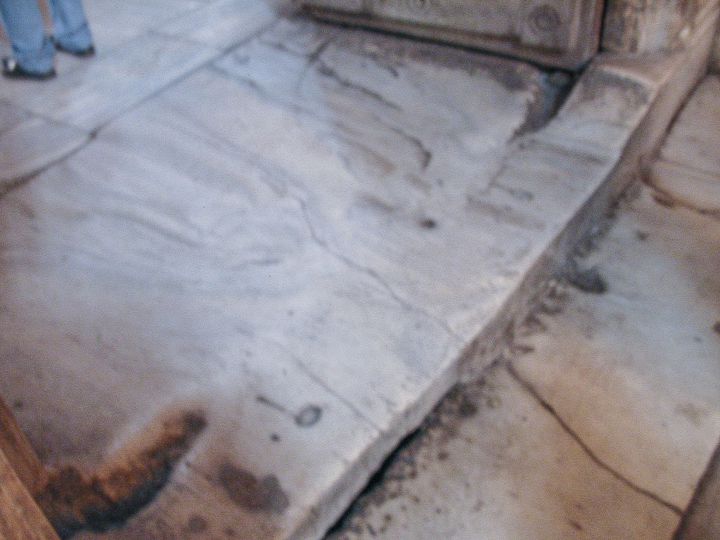 Marble Steps
Worn down by many centuries of foot traffic.
