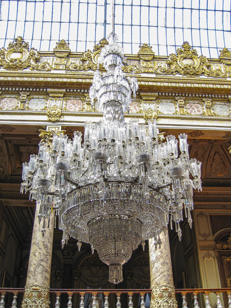 Crystal Staircase Chandelier
Not the largest or most expensive in the palace, but nothing to sneer at.
