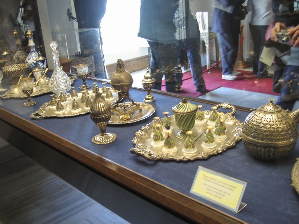 Tea and Coffee Services
A sampling of items from the silver, crystal and fine china collections inherited from the Ottomans.
