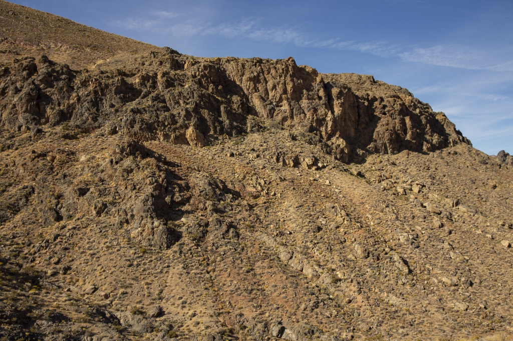 Red Cliffs at Red Pass
Cliffs on the south side of the pass.
