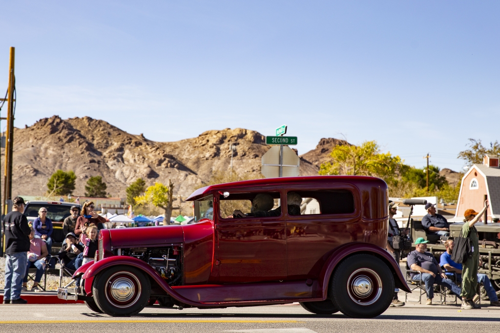 Ruby Red Rod
Model A 4-door crackerbox sedan, with a modern power plant under the hood.
