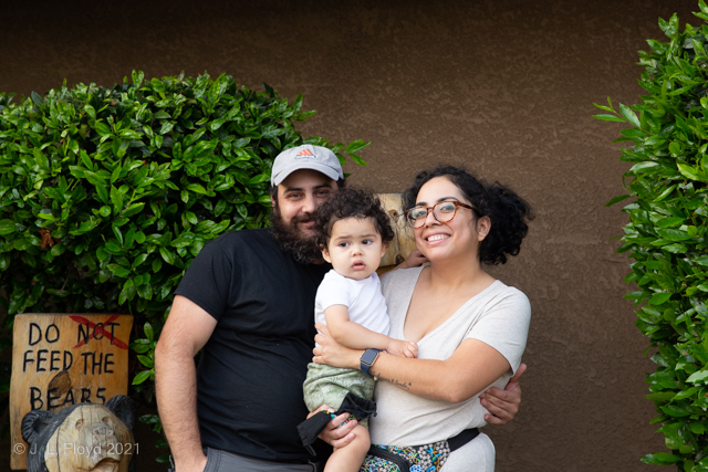 Do Feed the Bears
Lief, Janeta and Jensen at the Black Bear Restaurant, Napa, California, August 7. 2021.
