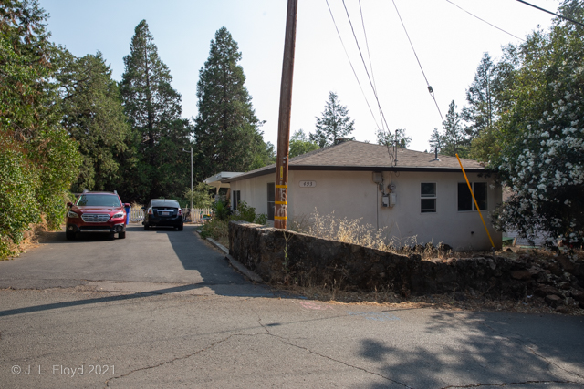 Lief and Janeta's House on Toyon Street, Angwin, CA
The back of the house faces the street, and the front is on the other end
