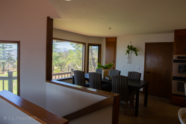 Crestmont House Breakfast Nook
The breakfast nook provides a view to the northwest.
