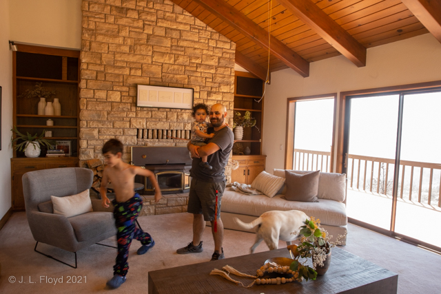 Denizens of the Den
Liam, Jensen, Lief and Leila cutting capers in the master den of the Crestmont house

