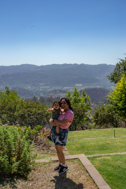 Janeta and Jensen at Crestmont
Janeta and Jensen in the garden at Crestmont, with Napa Valley as background
