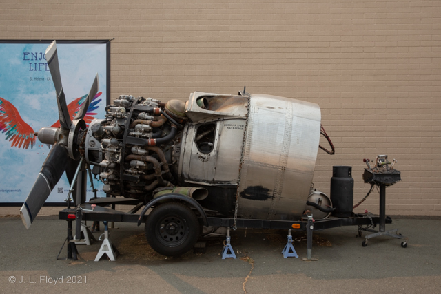 Douglas A1B Skyraider engine
For $200, you can fire it up and feel its power.  No takers?
