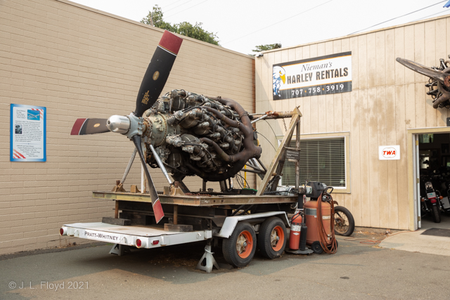 R4360 Pratt & Whitney Wasp Major
"More powerful than 2 locomotives, this R4360 Pratt and Whitney sounds better than it looks.  $200 gives you the chance to experience history up close."  If it's more powerful than two locomotives, does that mean it's more powerful than Superman? 
