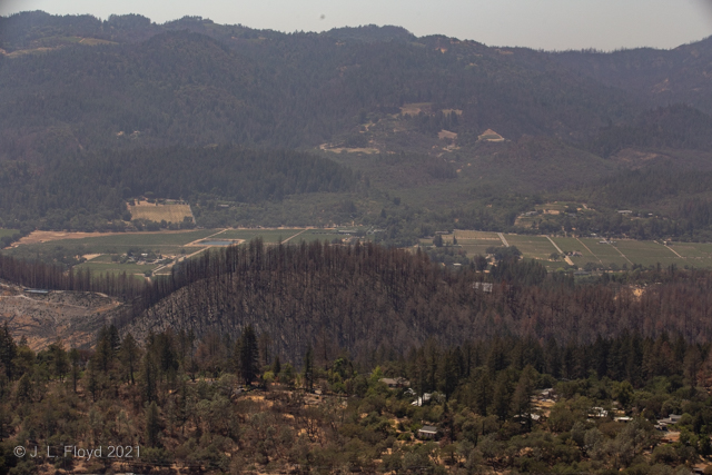 Napa Valley from Crestmont Drive
Telephoto view, looking west
