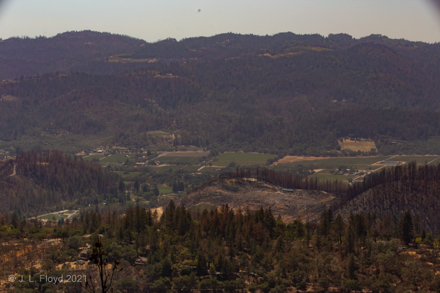 Napa Valley from Crestmont Drive
Telephoto view, looking west

