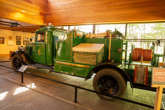 Essential Equipment for the 21st Century
This truck was fitted out to fight forest fires.  Soon after our visit, the Forest Service came and repossessed it to help fight the many fires raging in Southern and Central Oregon.
