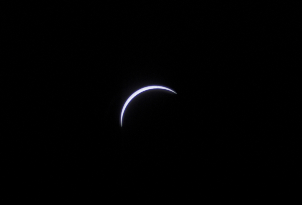 Pre-Totality 9
And Spain go under and the shore
Of Africa the gilded sand
And evening vanish and no more
The low pale light across that land
