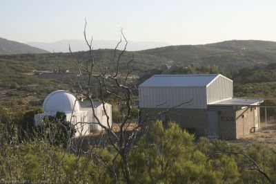 OCA Club Observatory
The Club Observatory (right) houses the 22-inch Kuhn telescope.
