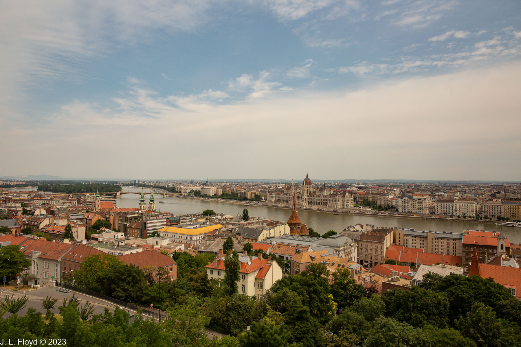 Overlooking Budapest Overlooking Budapest