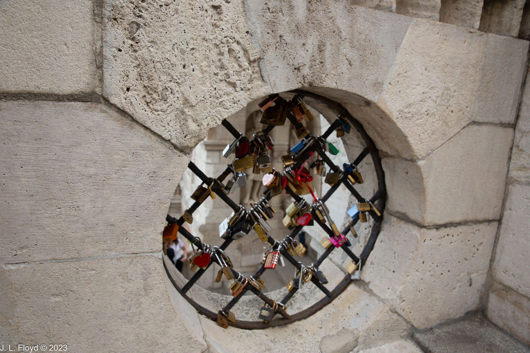 Locks on the wall Locks on the wall