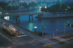 Aioi Bridge at night