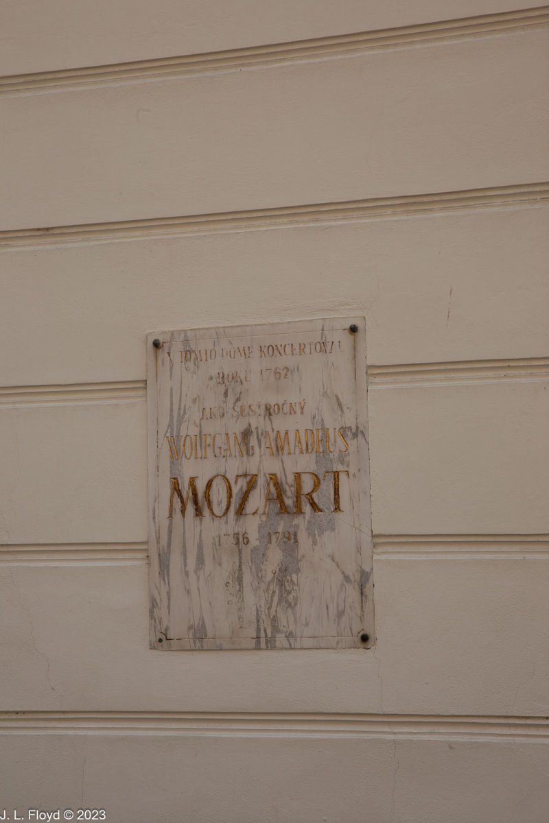 Mozart played here Mozart played here