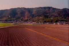 Honshu farmland, seen from the Shinkansen en route from Hiroshima to Tokyo