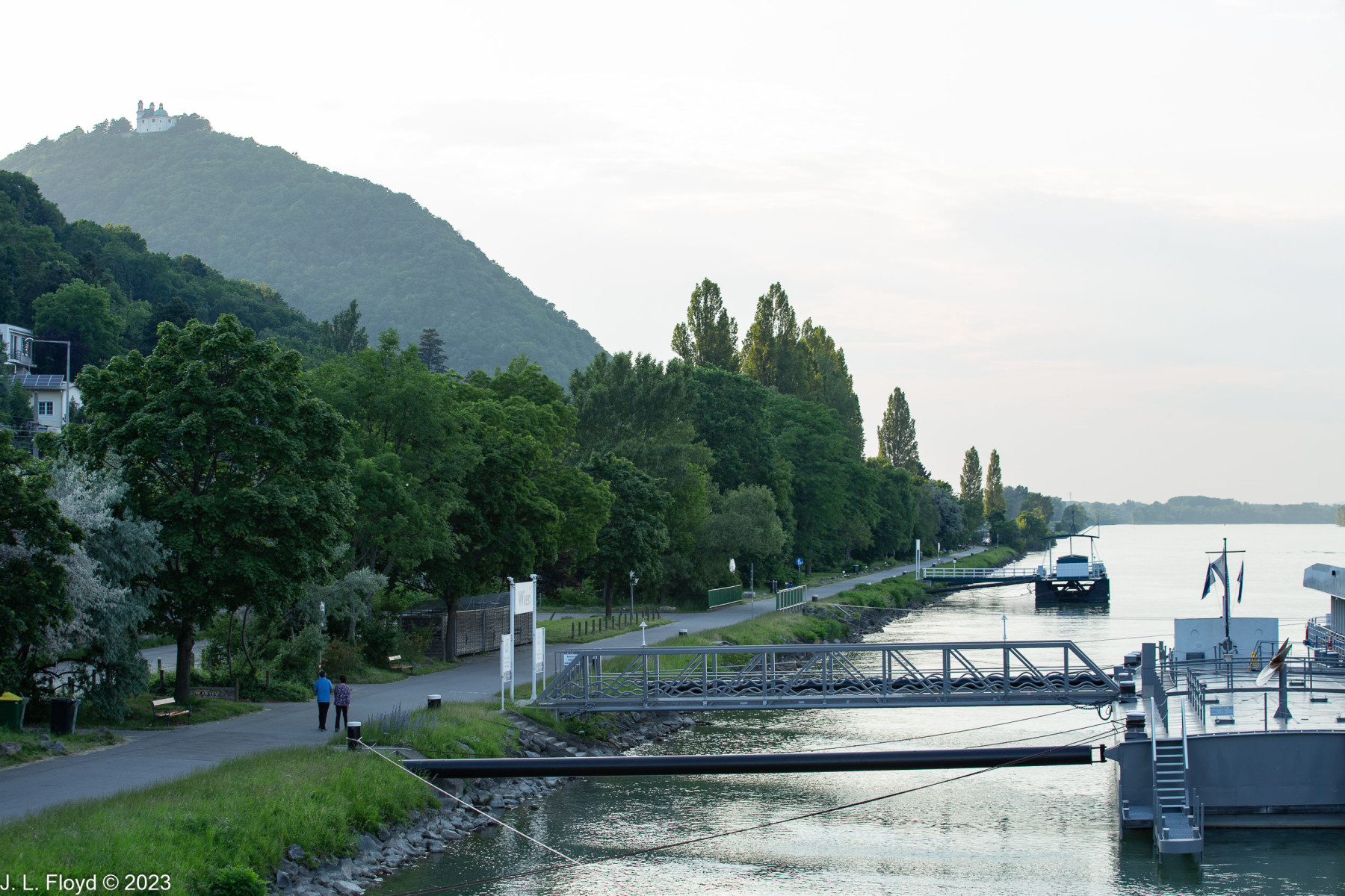 A view upriver