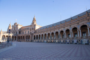 Seville, November 7, 2017 - Plaza de España