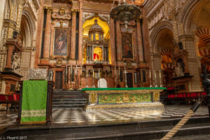 Córdoba, November 8, 2017:  A Cathedral inside a Mosque